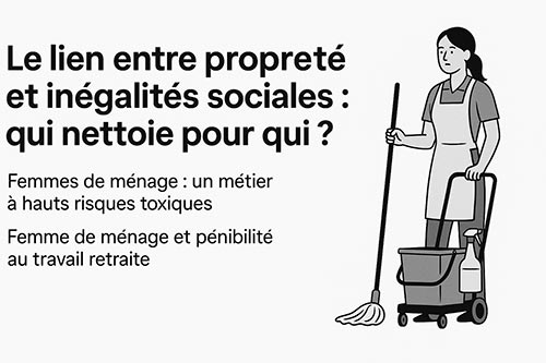 Le lien entre propreté et inégalités sociales : qui nettoie pour qui ?