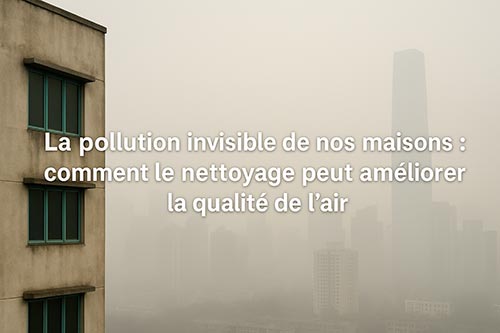 La pollution invisible de nos maisons comment le nettoyage peut améliorer la qualité de lair