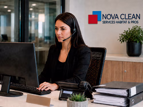 accueil téléphonique de Nova Clean