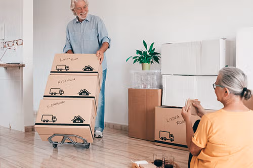 Déménagement pour les seniors, personnes âgées et retraités
