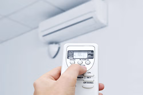 Installation de climatisation réversible