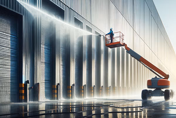 entretien nettoyage bardage industriel
