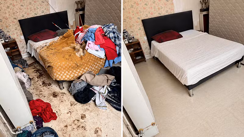 Avant / après appartement insalubre dans Paris 20ème