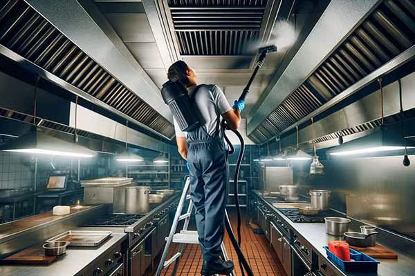 Nettoyage de hotte de cuisine