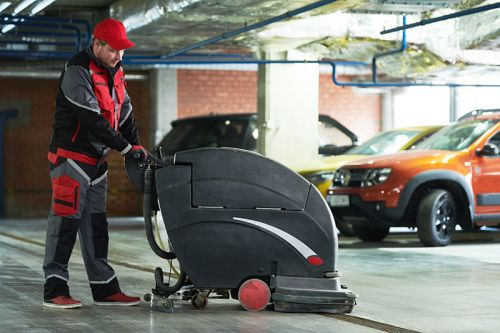 Nettoyage de parking