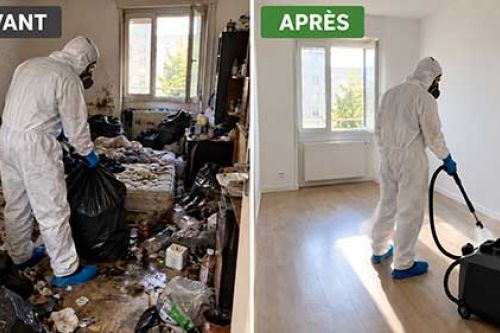 Décès en logement insalubre: tri, débarras et décontamination à Paris 19e