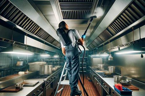 Nettoyage de hotte de cuisine