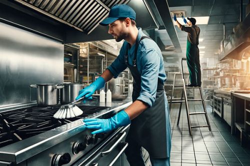 Nettoyage de cuisines professionnelles