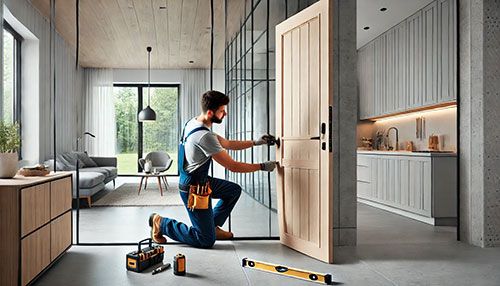 remplacement de portes et menuiseries intérieures