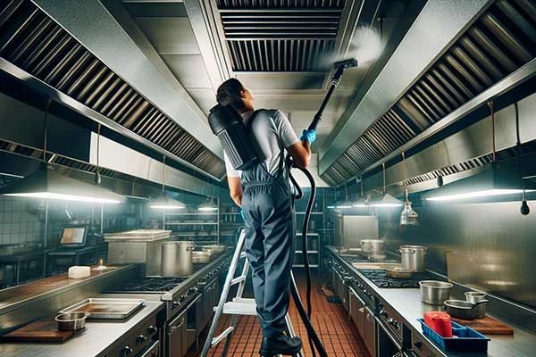 Nettoyage de hotte de cuisine