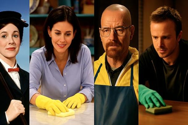 Le nettoyage dans les films et séries : de Mary Poppins à Breaking Bad