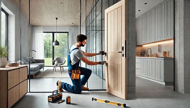 remplacement de portes et menuiseries intérieures